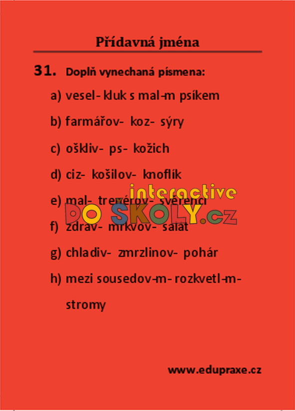 Přídavná jména