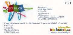 Čteme, abychom rozuměli 1 – diferencované PL pro rozvoj ČG (2. - 3. ročník)
