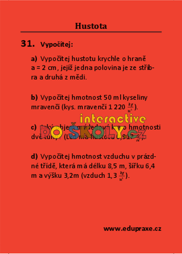 Hustota