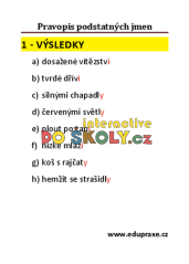Pravopis podstatných jmen