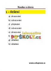 Nauka o slovu
