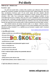 Psí úkoly – diferencované PL pro rozvoj čtenářské gramotnosti (2. st.)