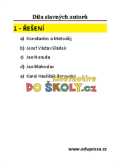 Díla slavných autorů