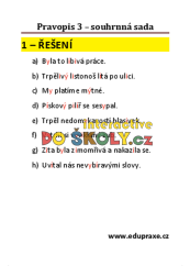Pravopis 3 – souhrnná sada