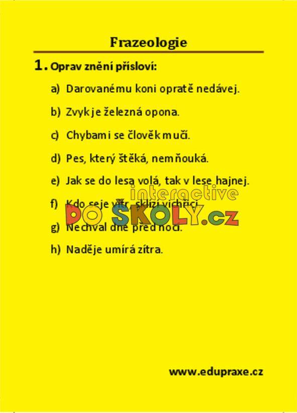 Frazeologie