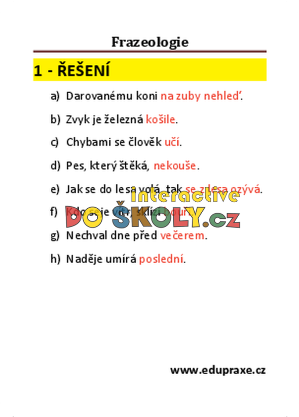 Frazeologie