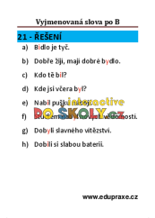 Vyjmenovaná slova po „B“