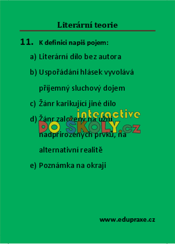 Literární teorie
