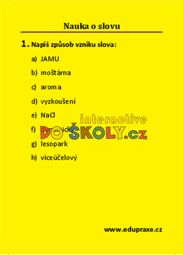 Nauka o slovu
